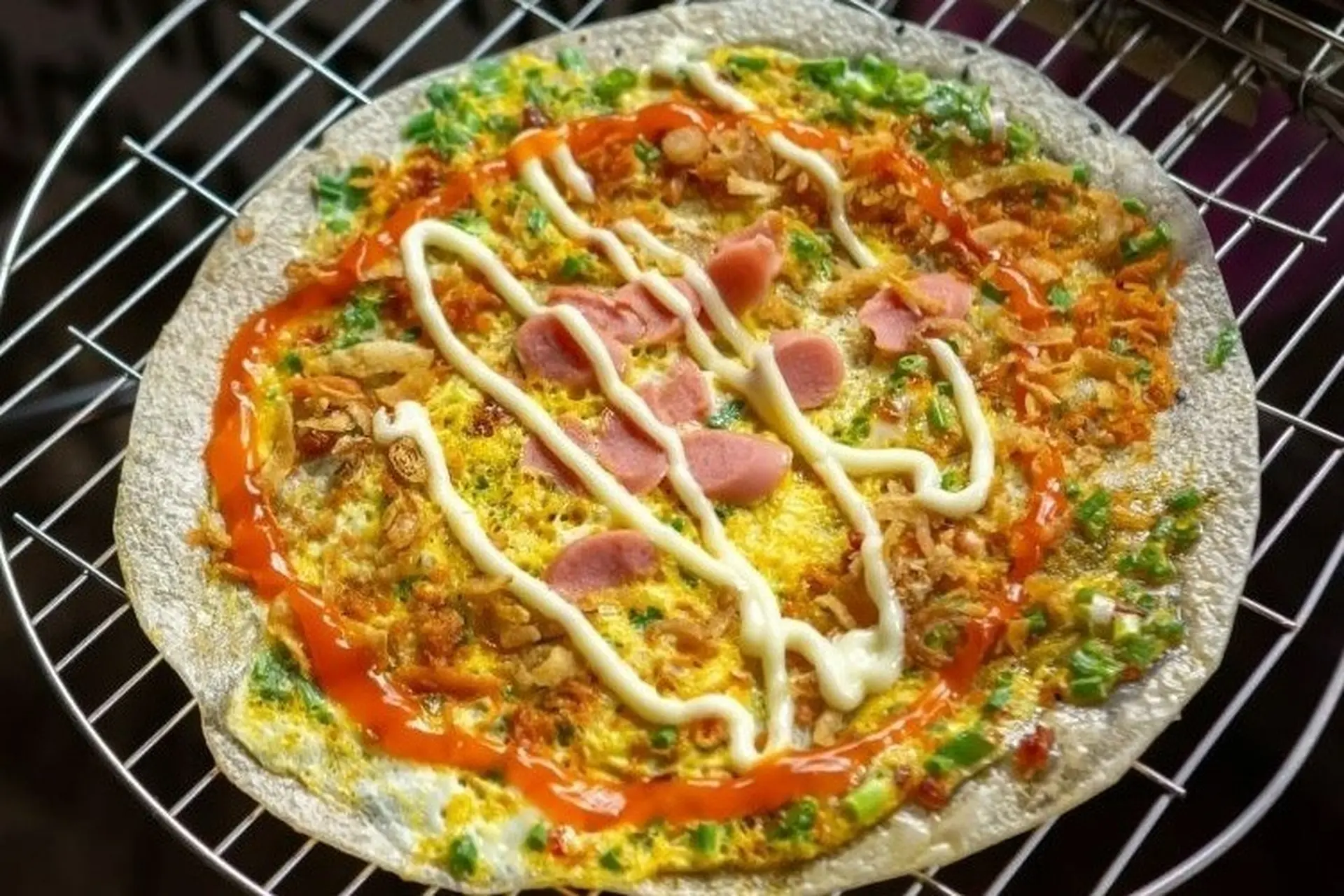 Bánh tráng nướng — «вьетнамская пицца»