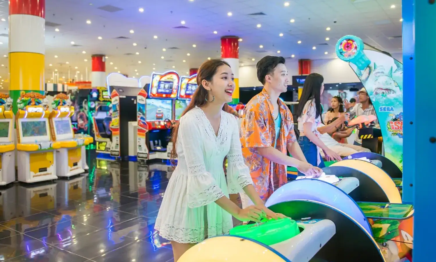 Зона игровых автоматов в VinWonders Phu Quoc